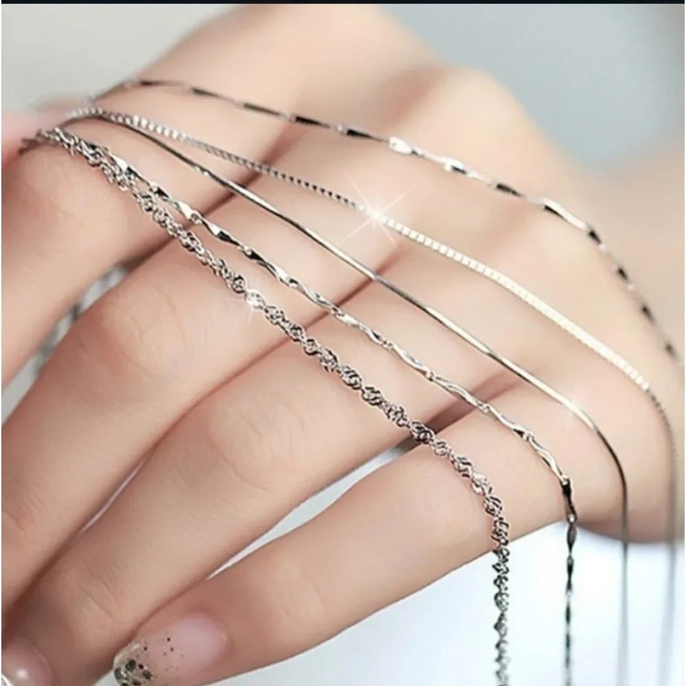 Damaged Silver plated necklace / chain